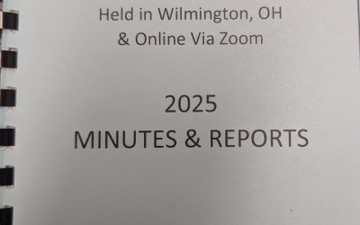 2025 Minute Books