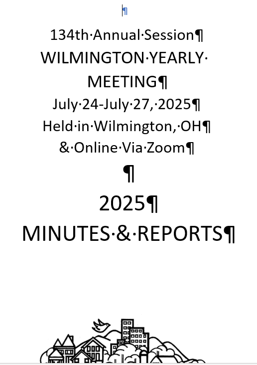 Picture of 2025 Minute Book front cover