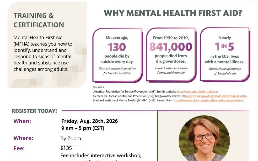 Mental Health First Aid Training