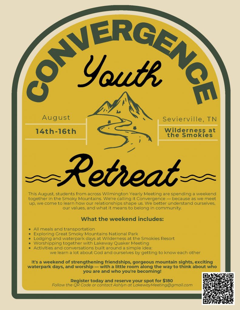 Picture of convergence youth retreat poster