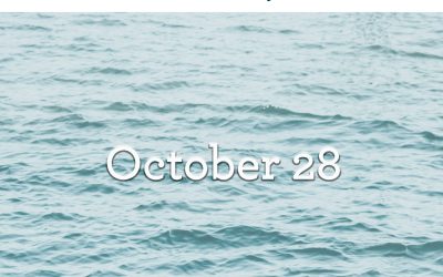 October 28: The Water We Swim In